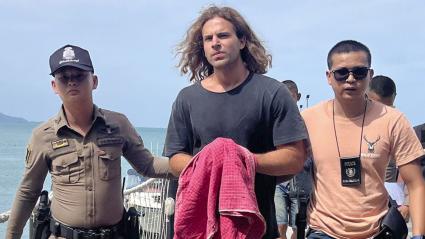 El joven al momento de ser capturado