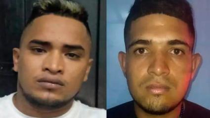 Jhan Carlos Castro De Alba, alias Mello o Mellito, y Sergio Erick Caballero Palacio, los dos fugados.