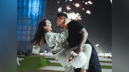 Andrea Valdiri y Felipe Saruma en la Ventana de Campeones de Barranquilla