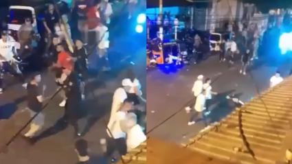 Momentos del enfrentamiento