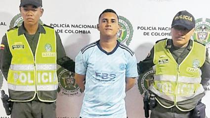 El capturado por las autoridades quedó a disposición de la autoridad competente