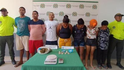 Los capturados hacen parte de  una estructura criminal dedicada a la venta de estupefaciente en Suan, Campo de la Cruz, Candelaria y Manatí