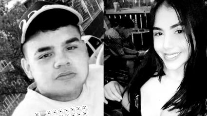 La pareja de jóvenes asesinados por los sicarios