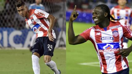 Víctor Cantillo a la izquierda y Yimmi Chará a la derecha