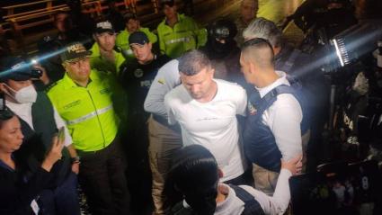 Alias Satanás el día de su captura en territorio ecuatoriano