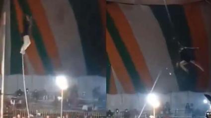 La mujer falleció cuando se encontraba en medio de su presentación