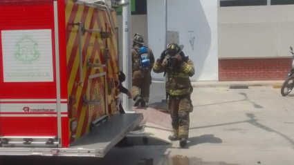 Máquina del cuerpo de bomberos de Barranquilla