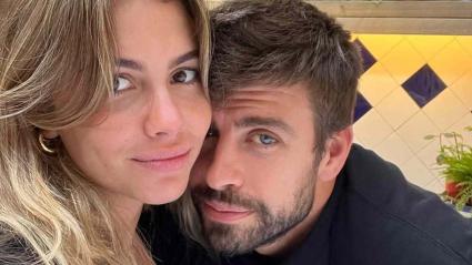 Gerard Piqué y Clara Chía en una de las primeras imágenes tras la confirmación de su relación