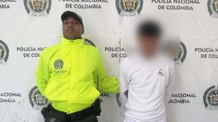 Capturado por la Policía Metropolitana de Barranquilla.
