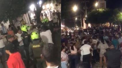 Imágenes de la pelea, que se hizo viral gracias a videos en redes sociales