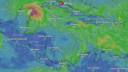 Paso del huracán por el Caribe