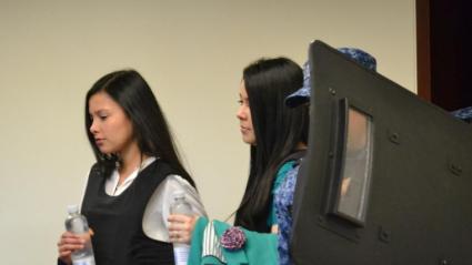 Laura Moreno y Jessy Quintero