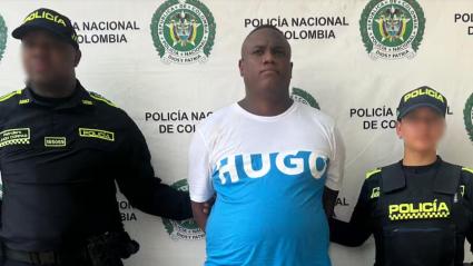 Alias El Bola tras ser detenido por las autoridades