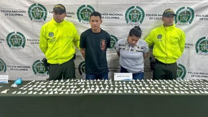 Alias Masacre y una mujer, los adultos detenidos por las unidades de la Policía Metropolitana de Barranquilla