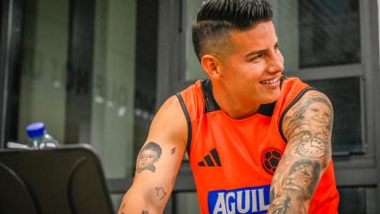 James Rodríguez, jugador colombiano.