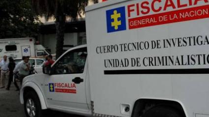 Vehículo del CTI de la Fiscalía General de la Nación.