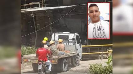 Kevin José Coronado, minero que murió.