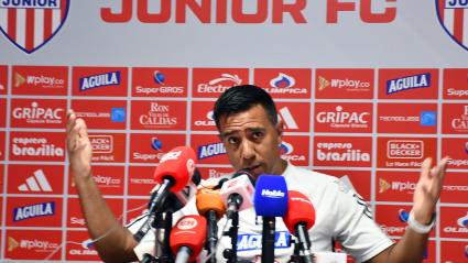 César Farías, técnico de Junior de Barranquilla.