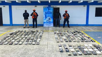 Droga incautada en Cartagena.