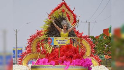 La reina del Carnaval de Barranquilla 2025, Tatiana Angulo.