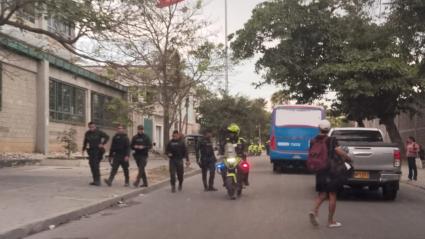 Balacera a la altura de la antigua Escuela de Policía Antonio Nariño.