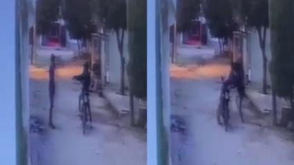 Cámara de seguridad que captó robo frustrado en Santa Marta.