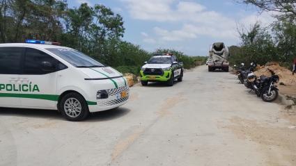 Policía en Caribe Verde.