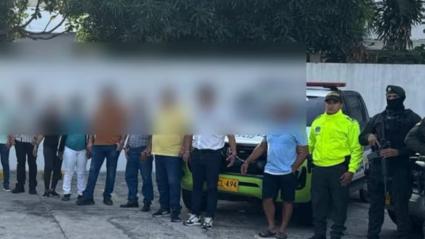 Capturados por robo de tierras en el Atlántico.