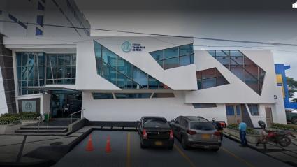 Clínica Santa Ana de Dios, donde murió el herido en Las Cayenas.