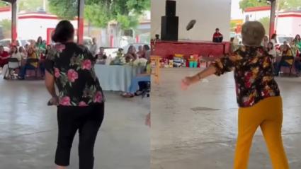 Concurso de 'lanzamiento de chancla' en México.