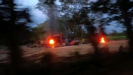 Escena en Cesar con acto del ELN.