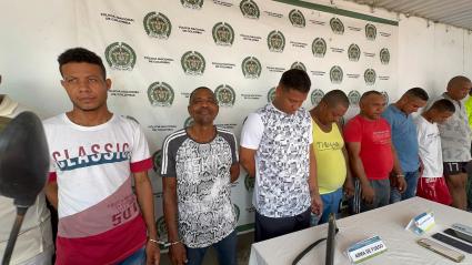 Miembros del Clan del Golfo capturados.