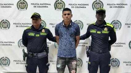 Alias Larry, capturado por las autoridades.