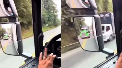 Captura de video de conductor de 'mula'.