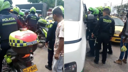 Escena en el barrio Rebolo.