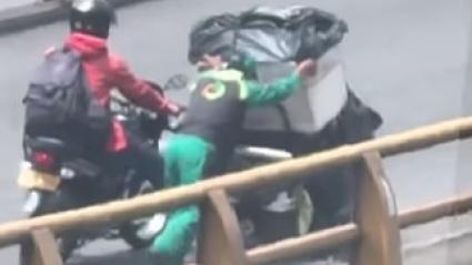 Hecho que se viralizó en Medellín.