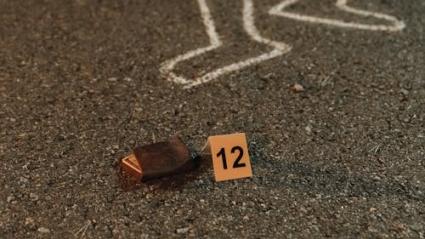 Imagen referente a un crimen.