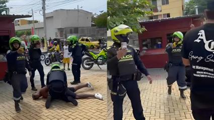 Jamerson Rentería, exjugador de Junior que tuvo altercado con la Policía.