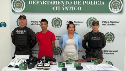 'La Piña' y 'La gorda 07', capturados en Baranoa.