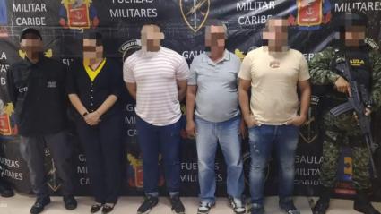 Presuntos miembros de 'los Pinpad', capturados.