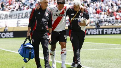 Sebastián Driussi, compañero de Miguel Borja en River Plate.