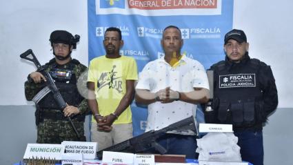 Capturados en el barrio Villanueva.