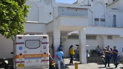 Deivis Manotas fue trasladado con signos vitales a la Clínica San Ignacio