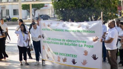 Iniciativa en Valledupar sobre los 'falsos positivos'.