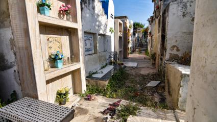Parte del cementerio donde fue hallado el cuerpo de Nelson Enrique Niebles Olivero.