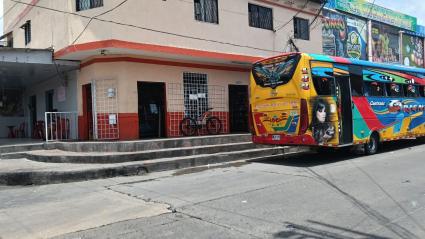 Lugar donde se registró el ataque a bala.