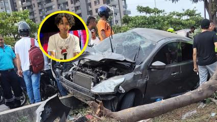 Víctima de accidente de tránsito en la Circunvalar.