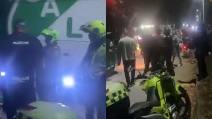 Captura de video del momento de los hechos