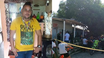 Francisco Javier Rúa Mejía, de 48 años de edad, asesinado en el interior de su vivienda.