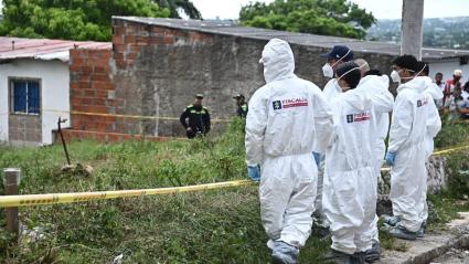 Imagen referencial de la escena del crimen 